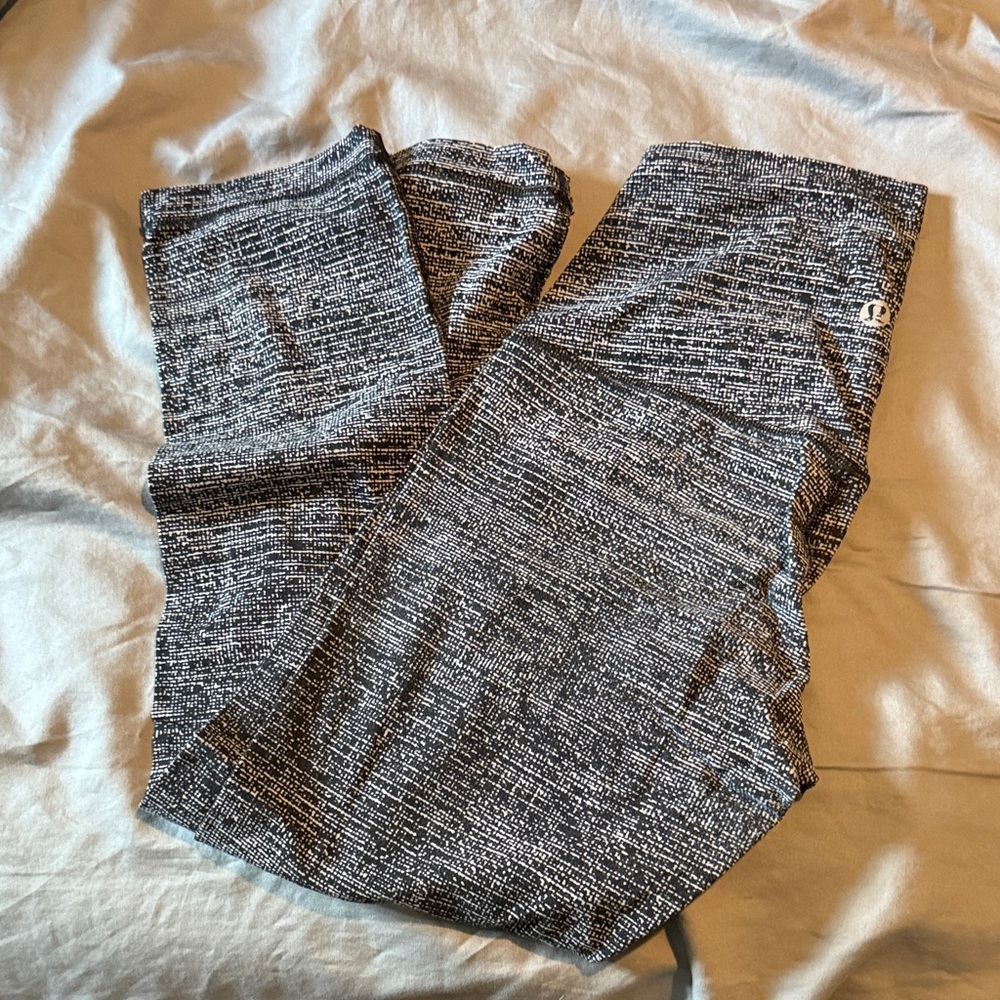 Champion Heathered Black and White Leggings
